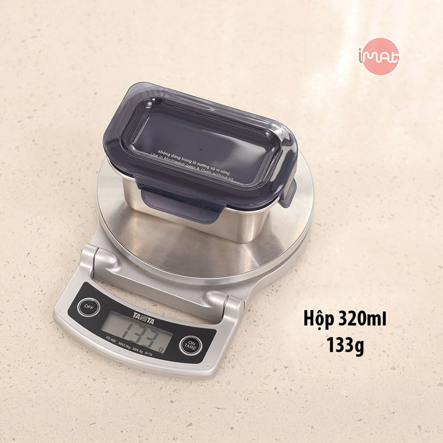 Bộ 4 hộp CAO inox dùng vi sóng