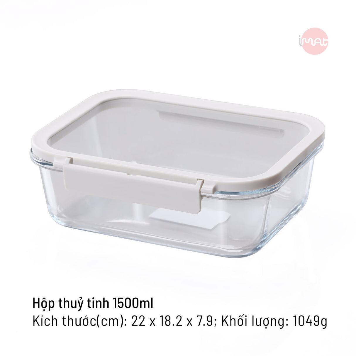 Bộ 14 hộp thuỷ tinh Comodo chịu nhiệt nắp kính