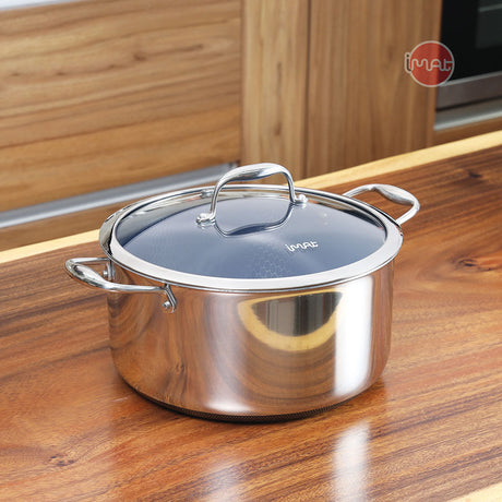 Tách set lẻ iMat lòng xanh: quánh 18+xửng, nồi 26, nồi 20 kèm xửng, nồi 24cm