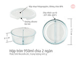 Bộ 12 hộp thuỷ tinh wavelock ( Đã gồm ship)