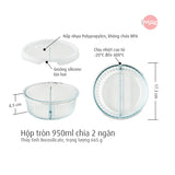 Bộ 12 hộp thuỷ tinh wavelock ( Đã bao gồm phí ship )