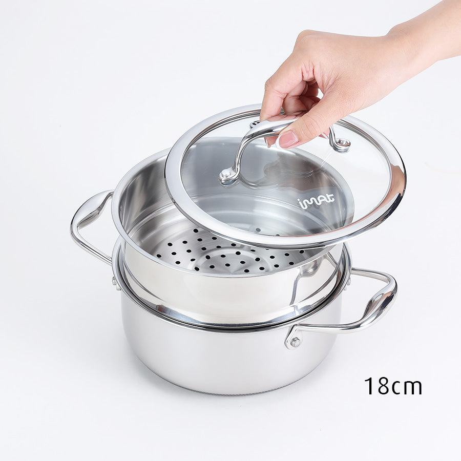 Bộ nồi iMat Hybrid kèm xửng