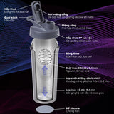 Cốc lắc thể thao inox giữ nhiệt