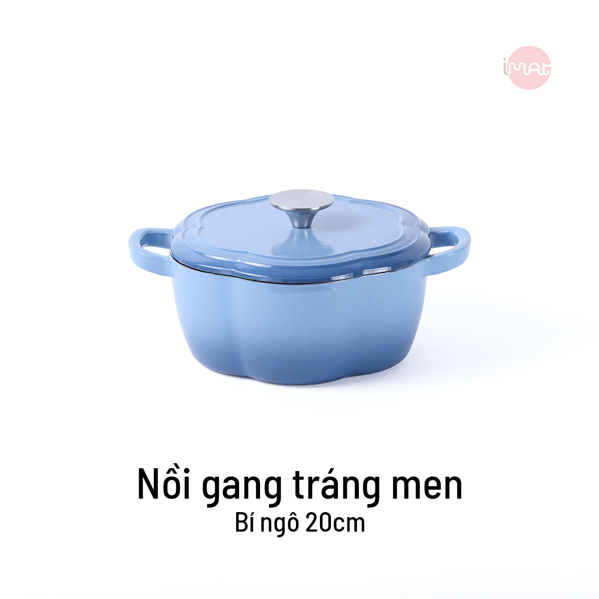 Nồi gang tráng men bí ngô 20cm