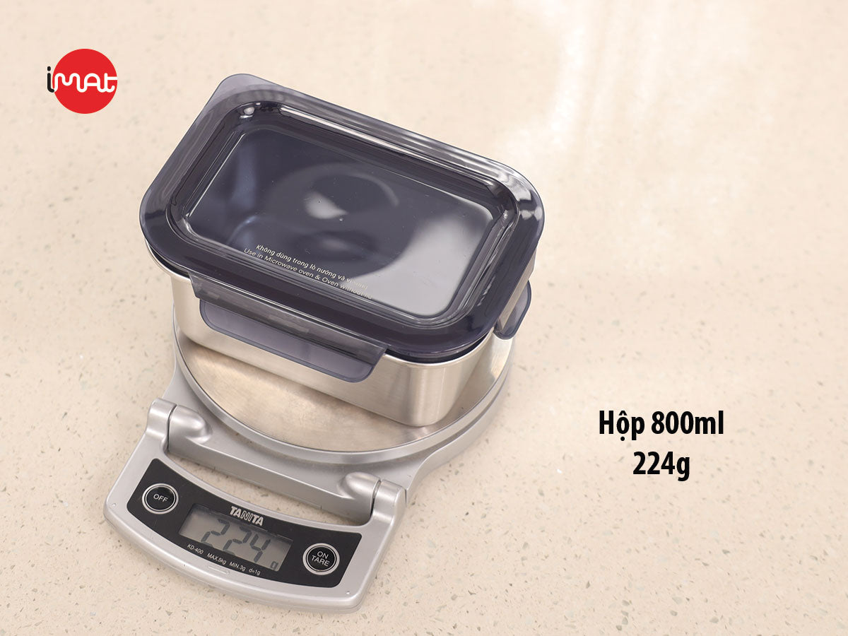 Bộ 4 hộp CAO inox dùng vi sóng