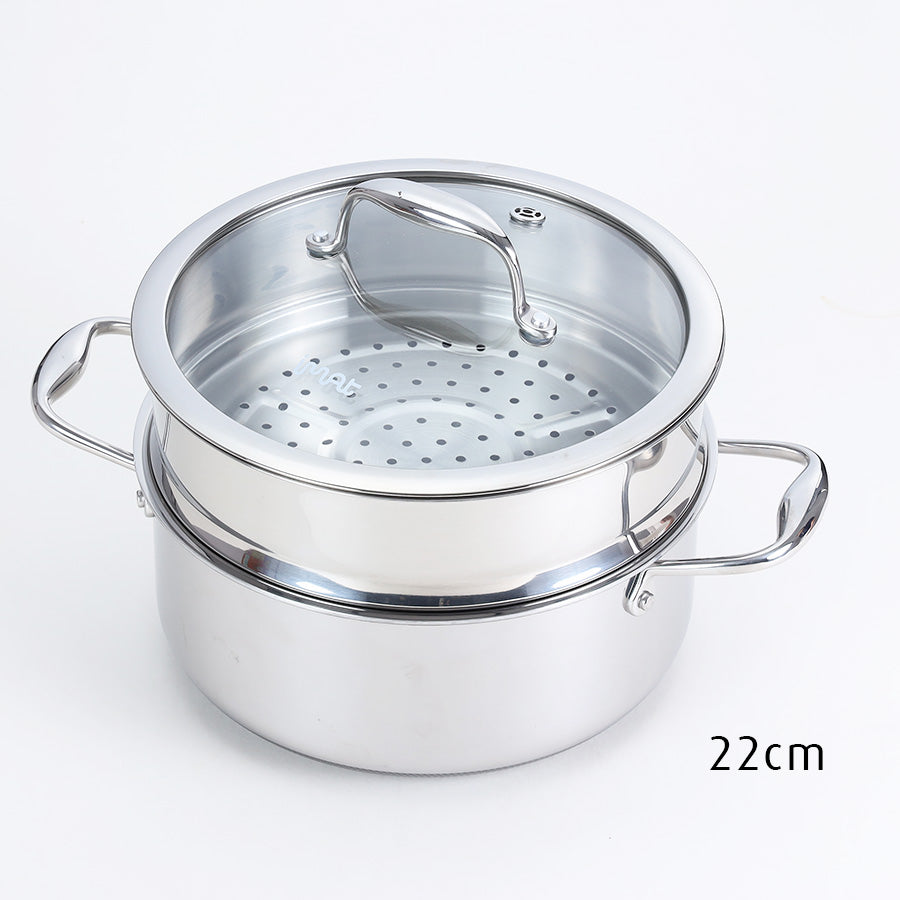 Bộ nồi iMat Hybrid kèm xửng