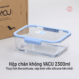 Hộp thuỷ tinh chân không VACU - Neoflam, Hàn Quốc: 570Ml, 950Ml,1.5L, 2.3L