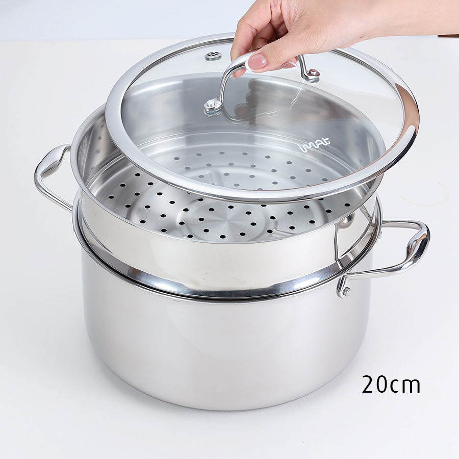 Bộ nồi iMat Hybrid kèm xửng