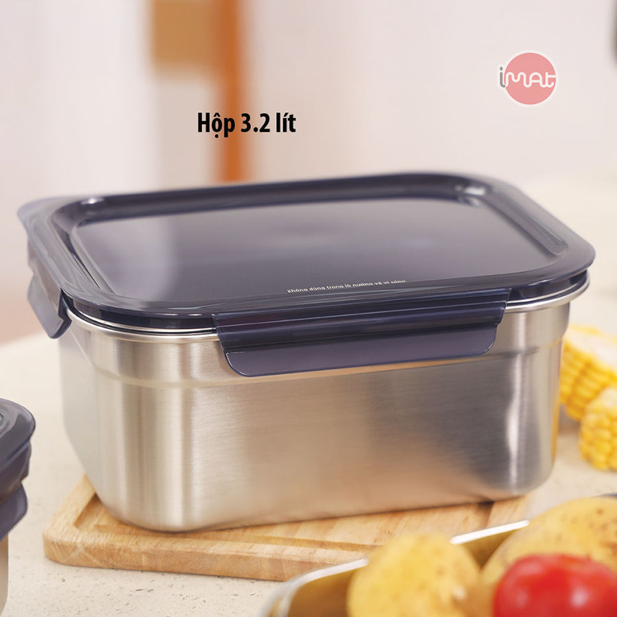 Bộ 4 hộp CAO inox dùng vi sóng