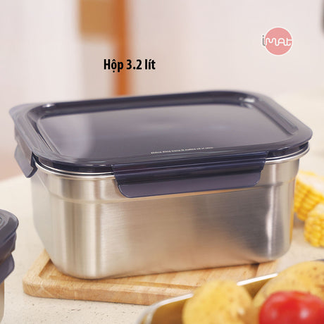 Bộ 4 hộp CAO inox dùng vi sóng