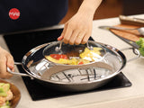 Chảo Paella 32 iMat Hybrid, lòng xanh