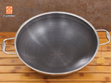 Chảo xào 34cm E.Window,chống dính 2 mặt,kim cương nhân tạo