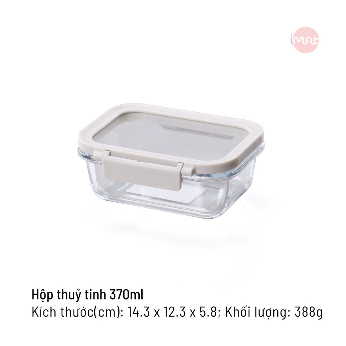 Bộ 14 hộp thuỷ tinh Comodo chịu nhiệt nắp kính
