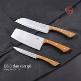 Bộ dao cán gỗ, cán thép iMat