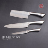 Bộ dao cán gỗ, cán thép iMat