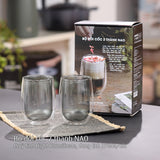 Bộ đôi cốc 2 thành NAO thuỷ tinh Hight Borosilicate