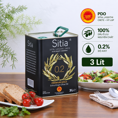 Dầu Ô liu nguyên chất cao cấp Sitia