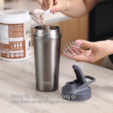 Cốc lắc thể thao inox giữ nhiệt