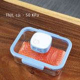 Bộ hộp thuỷ tinh chân không VACU 6 món có bơm