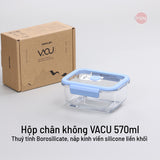 Hộp thuỷ tinh chân không VACU - Neoflam, Hàn Quốc: 570Ml, 950Ml,1.5L, 2.3L