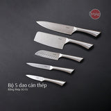 Bộ dao cán gỗ, cán thép iMat