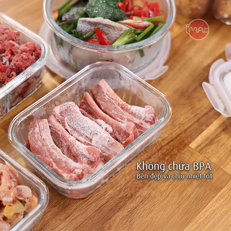 Bộ 12 hộp thuỷ tinh wavelock ( Đã bao gồm phí ship )