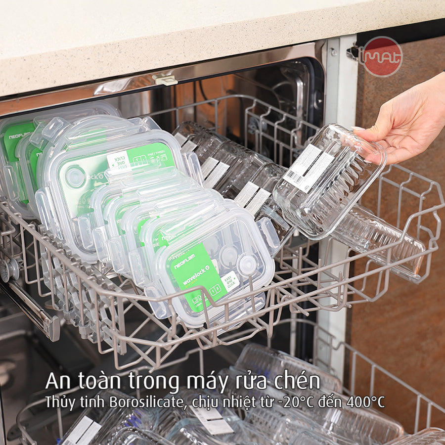 Bộ 12 hộp thuỷ tinh wavelock ( Đã bao gồm phí ship )