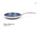 Bộ 5 nồi chảo iMat Hybrid lòng xanh