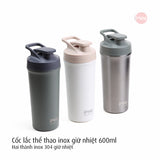 Cốc lắc thể thao inox giữ nhiệt