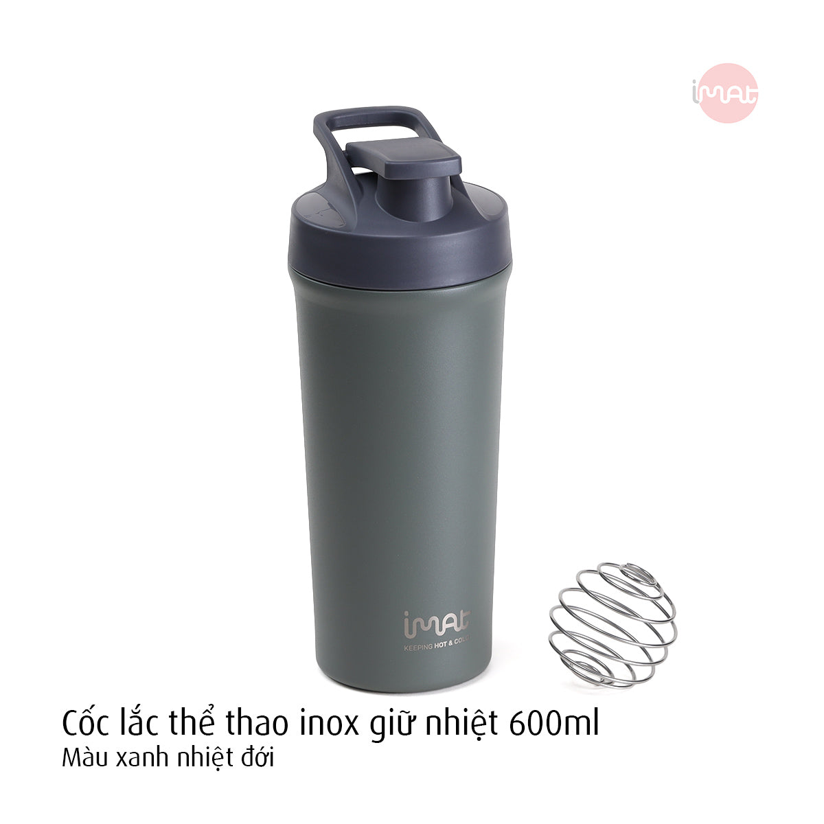 Cốc lắc thể thao inox giữ nhiệt
