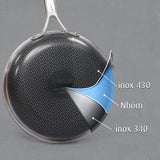 Chảo đa năng hai tay cầm iMat Hybrid lòng đen