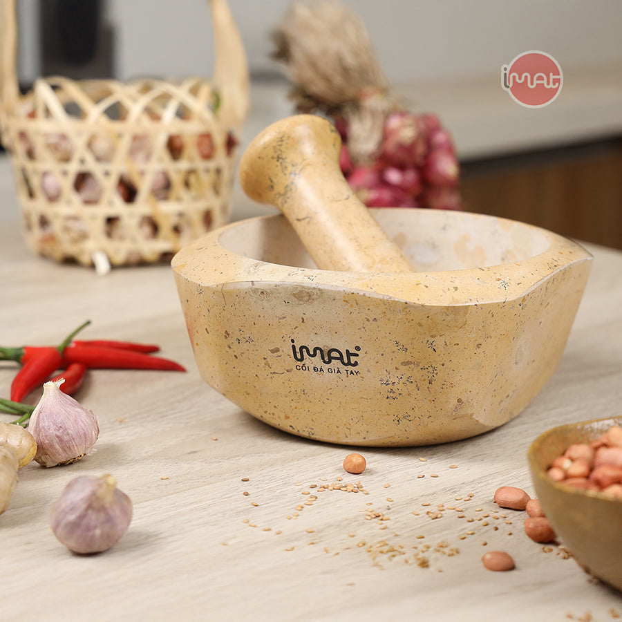 Cối và chày đá Cẩm thạch iMat