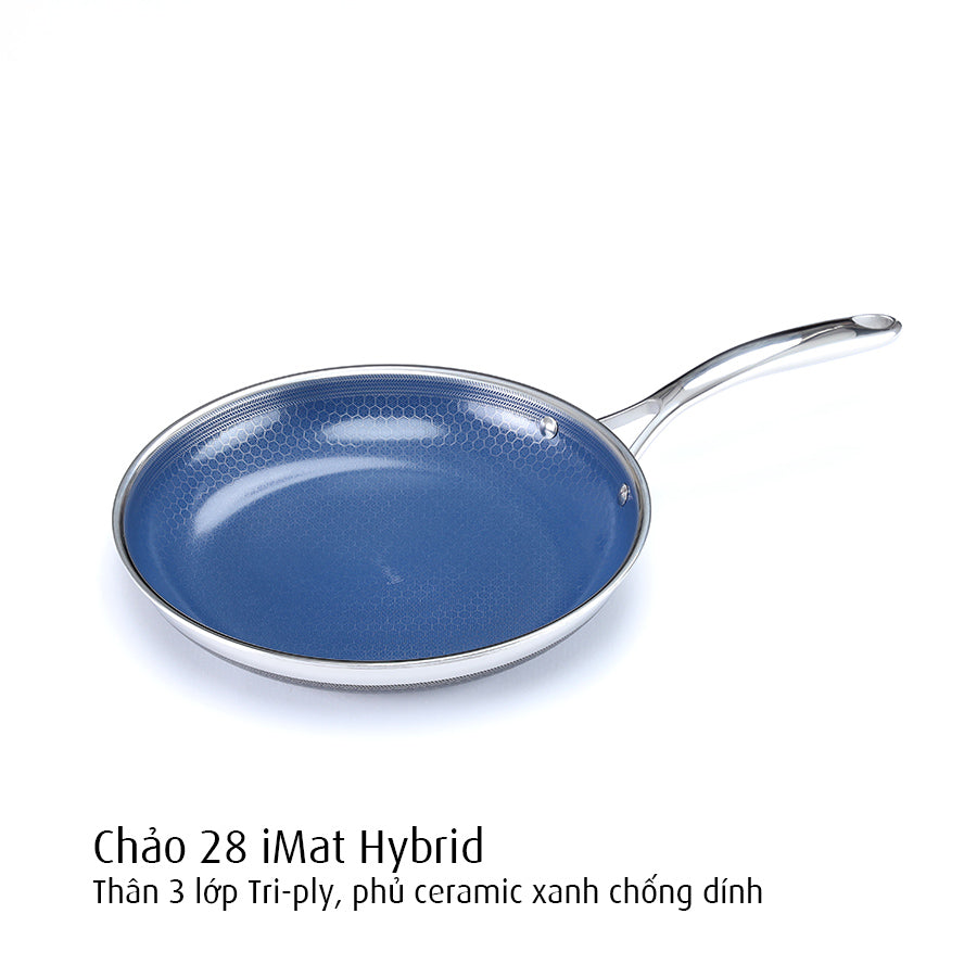 Chảo iMat Hybrid lòng xanh