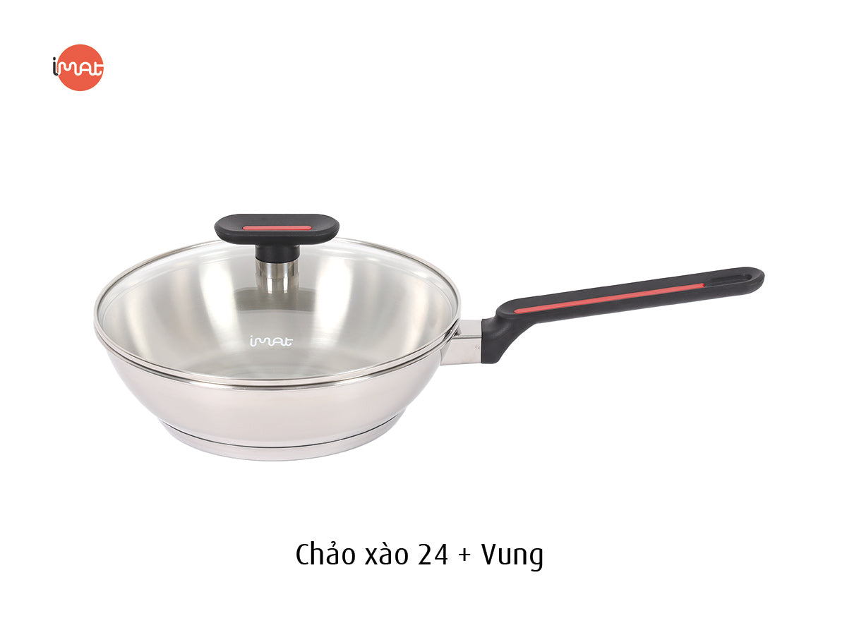 Bộ 5 nồi chảo iNox không chống dính ( đã bao gồm 35k ship)