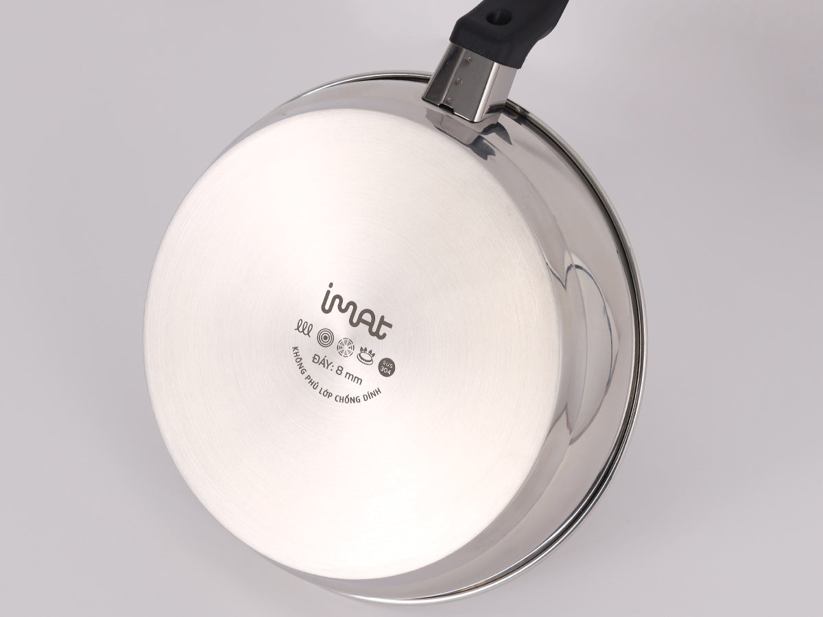 Bộ 5 nồi chảo iNox không chống dính ( đã bao gồm 35k ship)