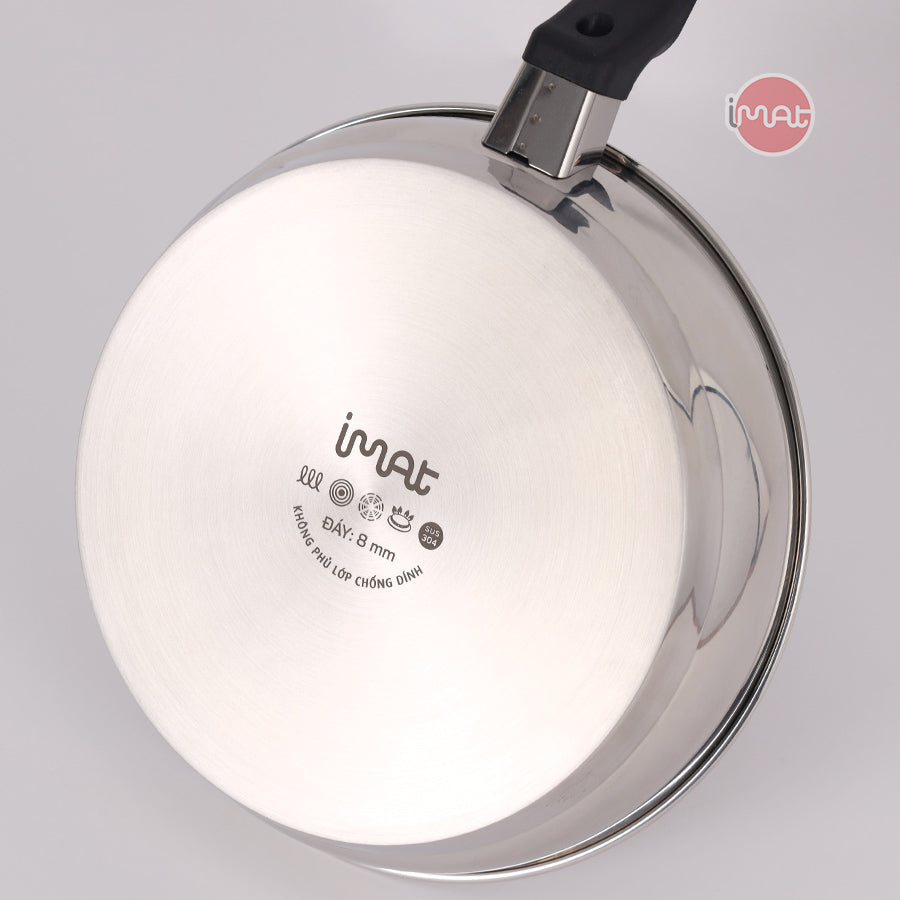 Bộ 5 nồi chảo iNox - Không phủ lớp chống dính