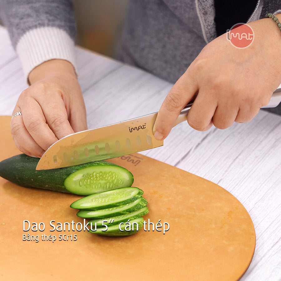 Bộ dao cán gỗ, cán thép iMat