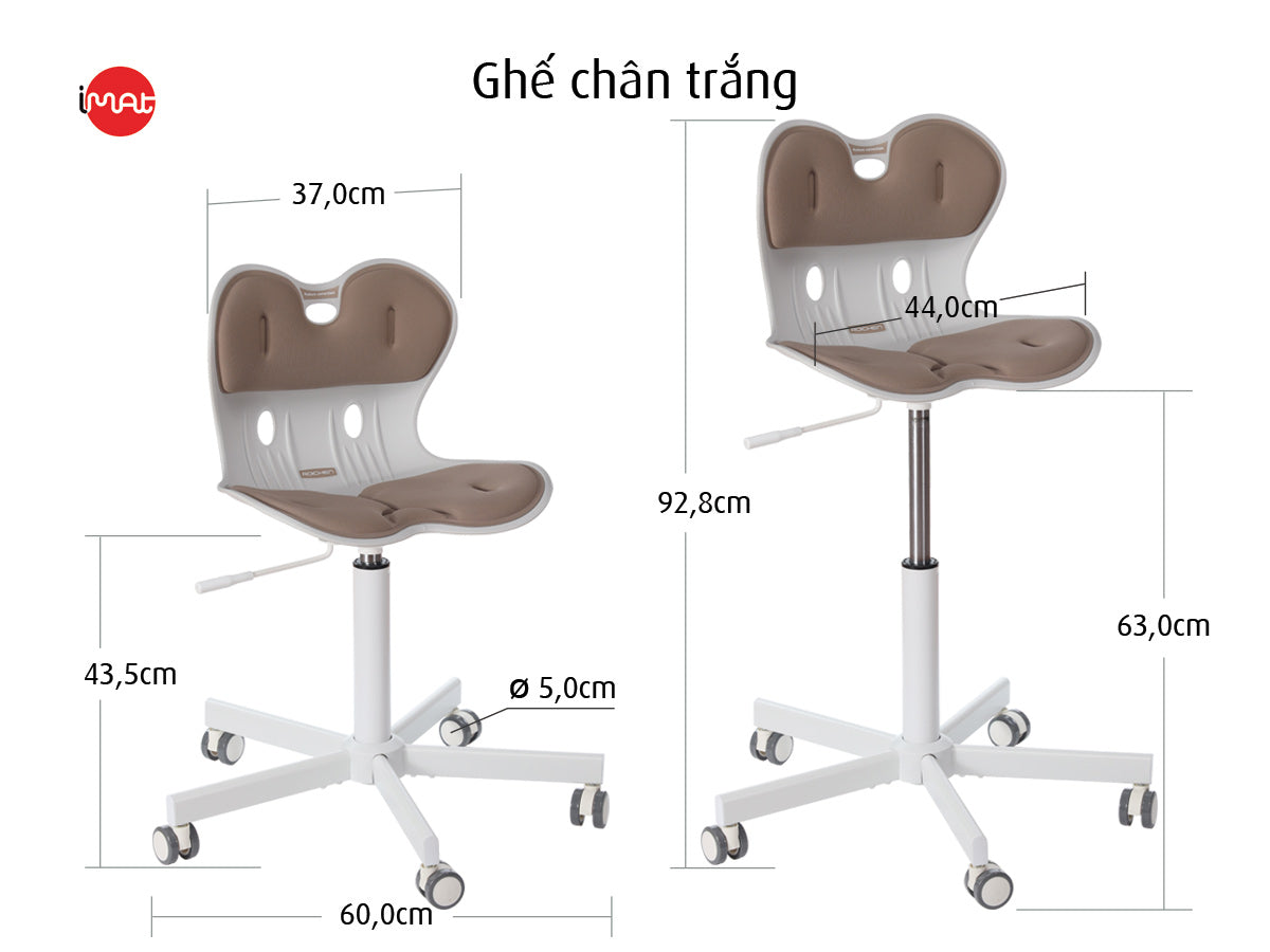 Ghế chỉnh dáng ngồi đúng WOW chân xoay Roichen