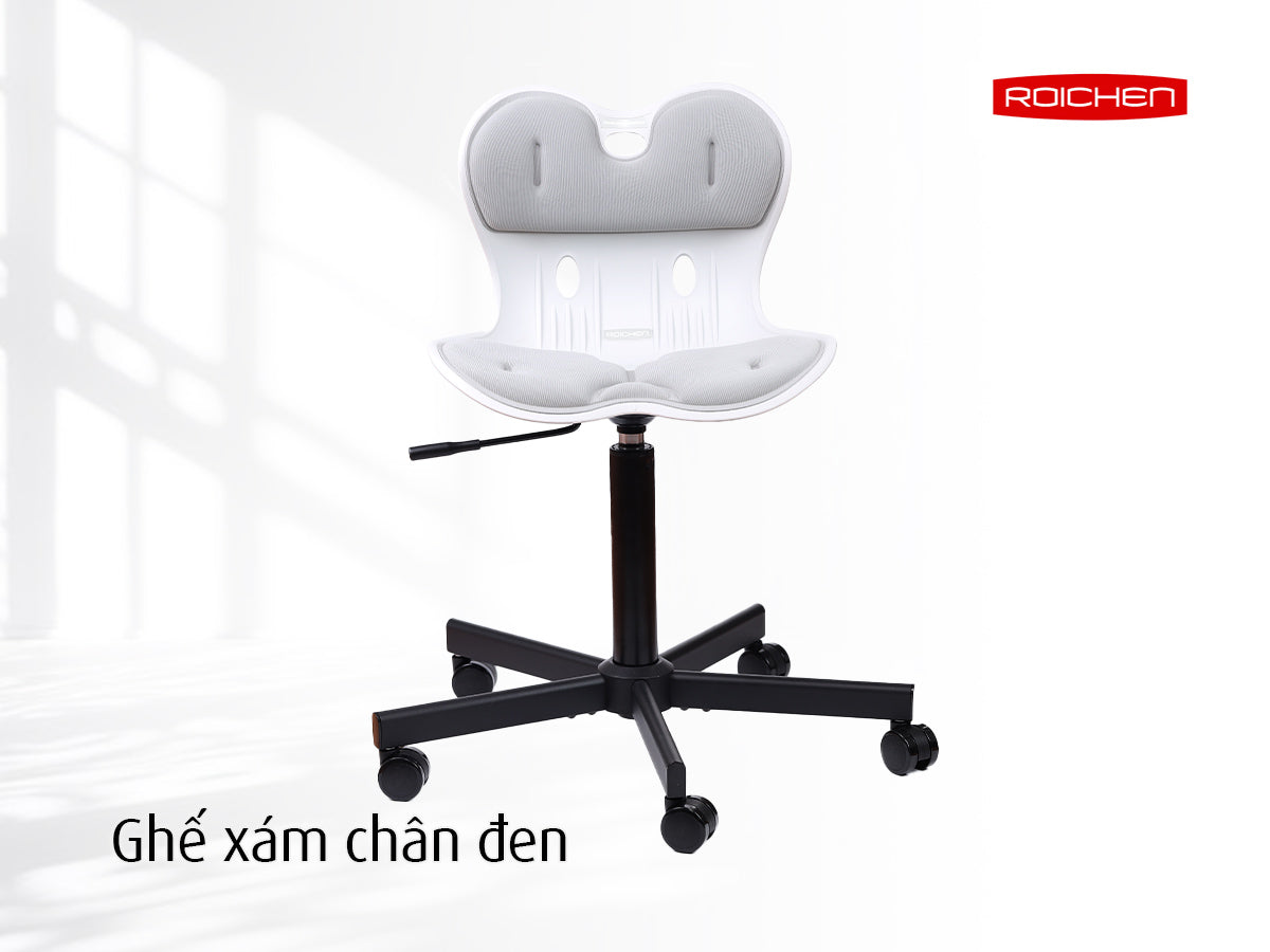 Ghế chỉnh dáng ngồi đúng WOW chân xoay Roichen