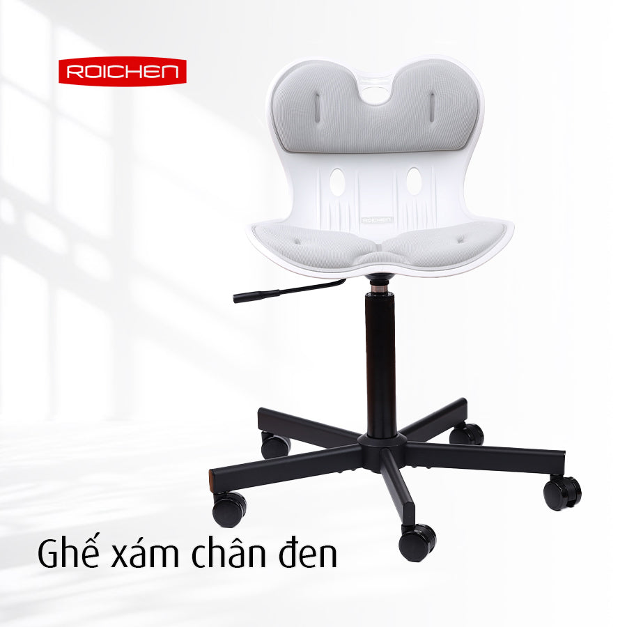 Ghế chỉnh dáng ngồi đúng WOW chân xoay Roichen