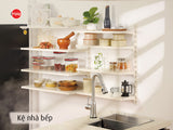 Kệ lắp ráp DIY 3 tầng mâm sắt