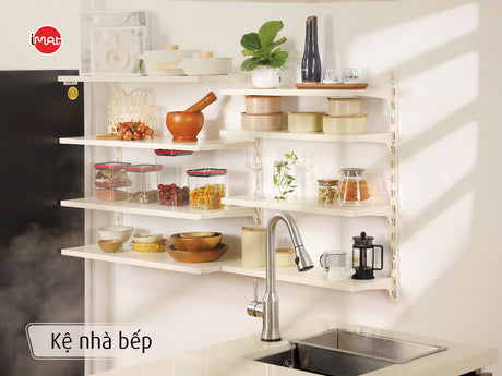Kệ lắp ráp DIY 3 tầng mâm sắt