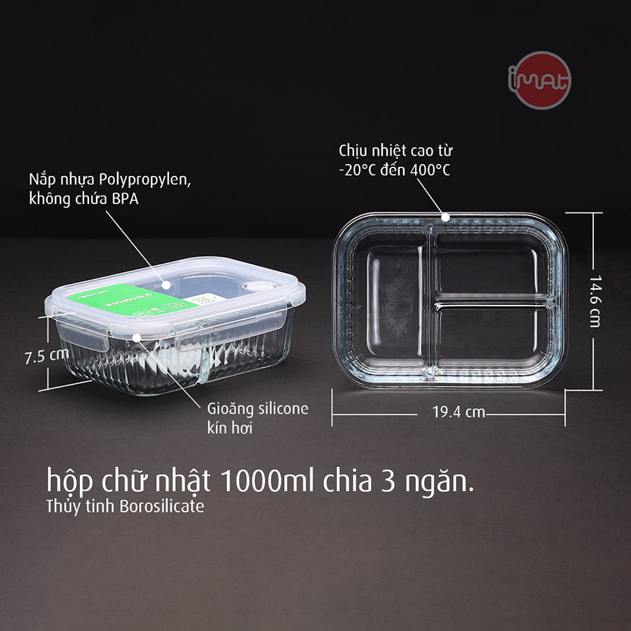 Bộ 12 hộp thuỷ tinh wavelock ( Đã bao gồm phí ship )