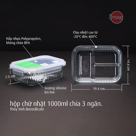 Tách lẻ hộp thuỷ tinh wavelock tồn kho