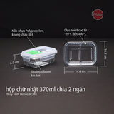 Bộ 12 hộp thuỷ tinh wavelock ( Đã bao gồm phí ship )