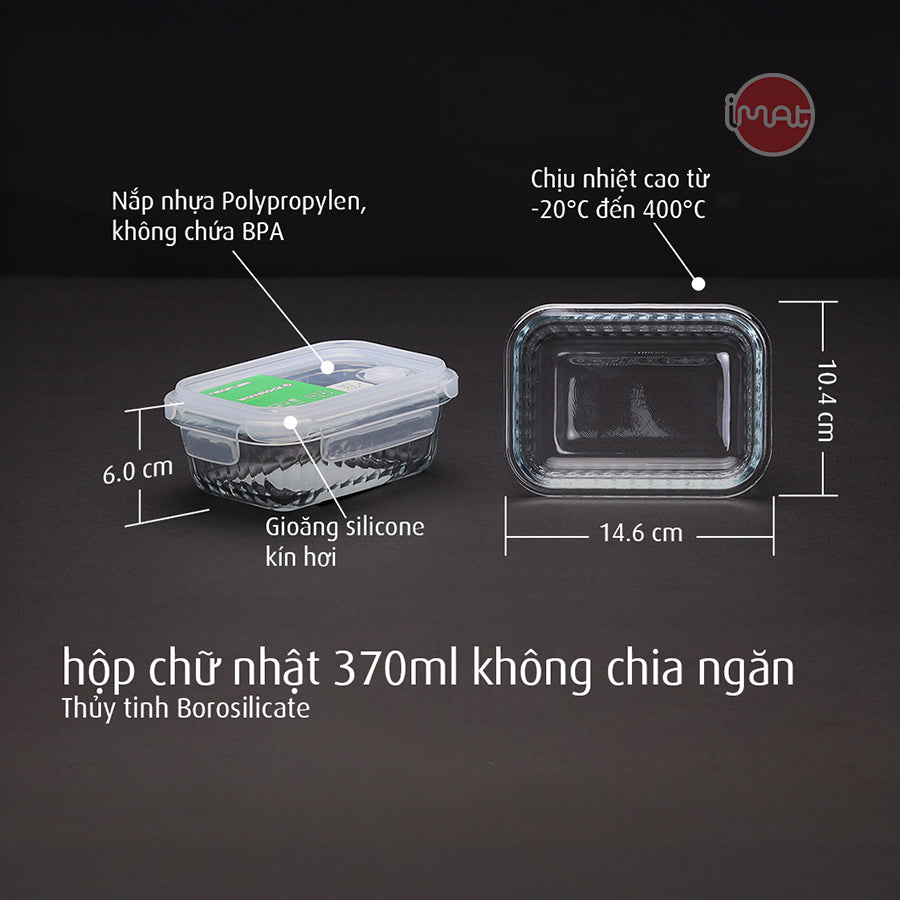 Bộ 12 hộp thuỷ tinh wavelock ( Đã bao gồm phí ship )