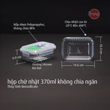 Bộ 12 hộp thuỷ tinh wavelock ( Đã bao gồm phí ship )