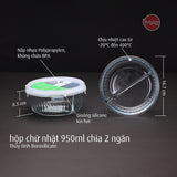 Bộ 12 hộp thuỷ tinh wavelock ( Đã bao gồm phí ship )