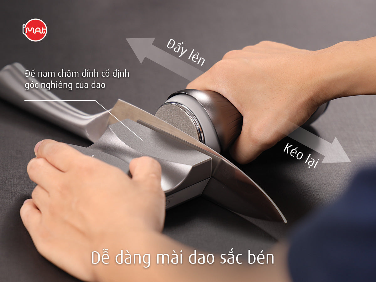 Mài dao trục lăn cầm tay