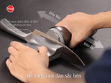 Mài dao trục lăn cầm tay